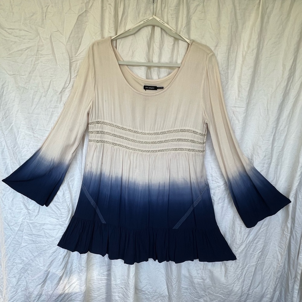 Navy Ombré Dress
